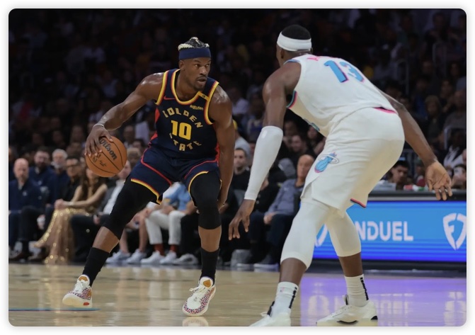 直面老东家!维金斯填满数据栏 巴特勒11+6 热火26分大胜勇士